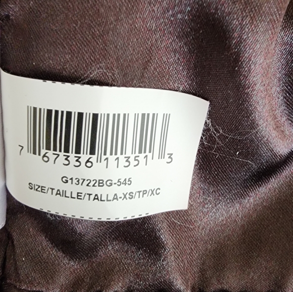 Burgundy BCBG Suede Peplum Jacket - Picture 9 of 9